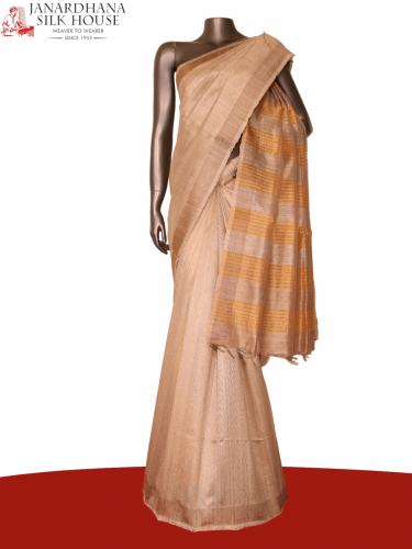 Handloom Pure Tussar Silk Saree